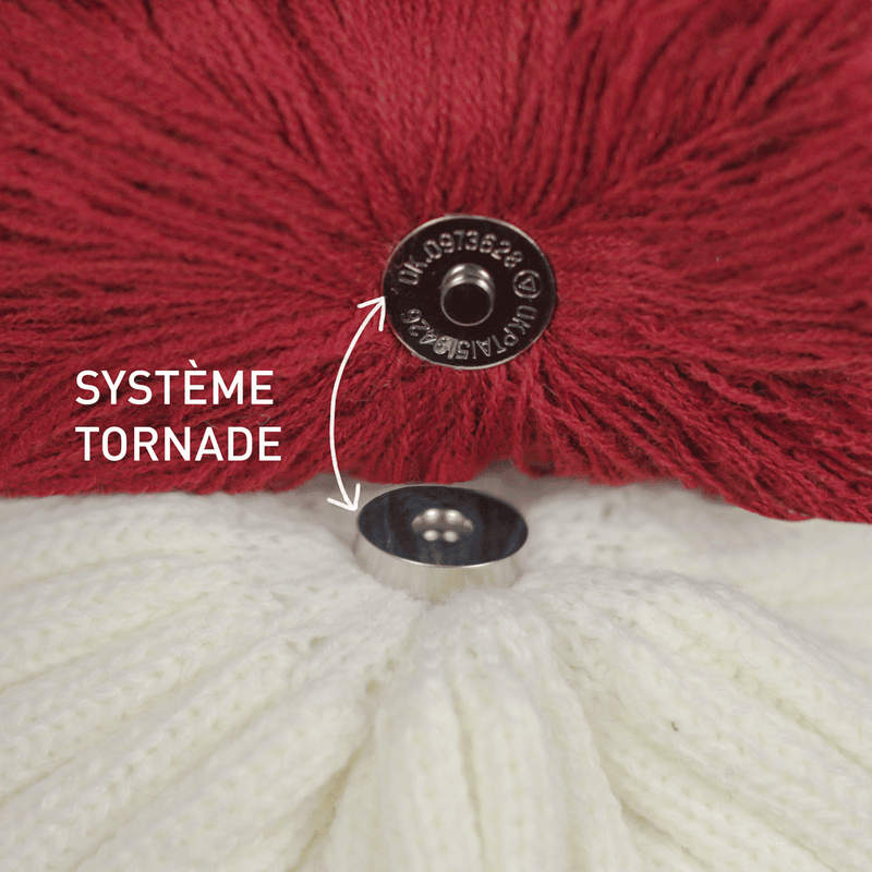 Bonnet Jus de Pomme Coral Enfant - Polaire — vue 3