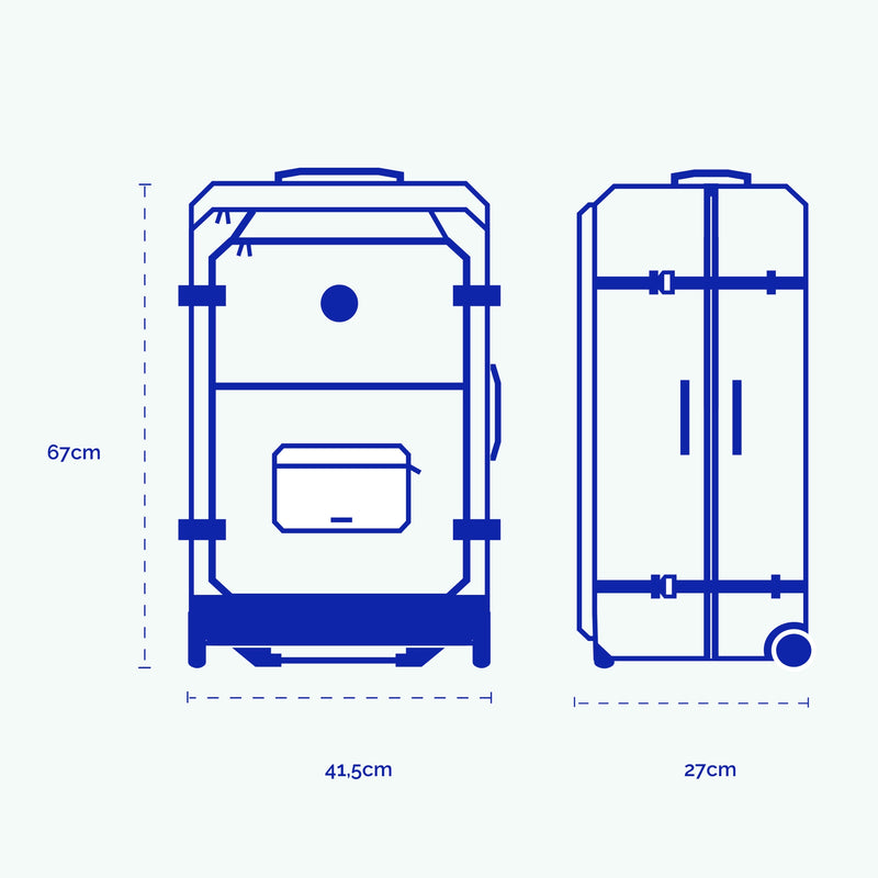Valise souple 2 roues medium Valladolid — vue 9