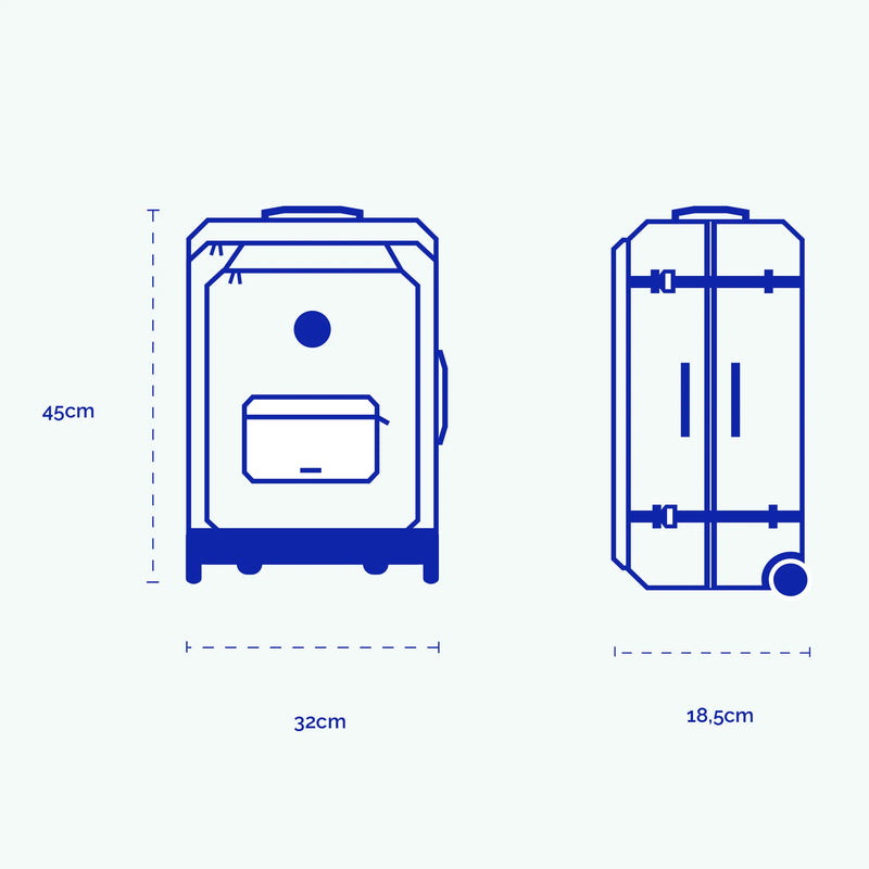 Valise souple 2 roues XS Berlin — vue 8